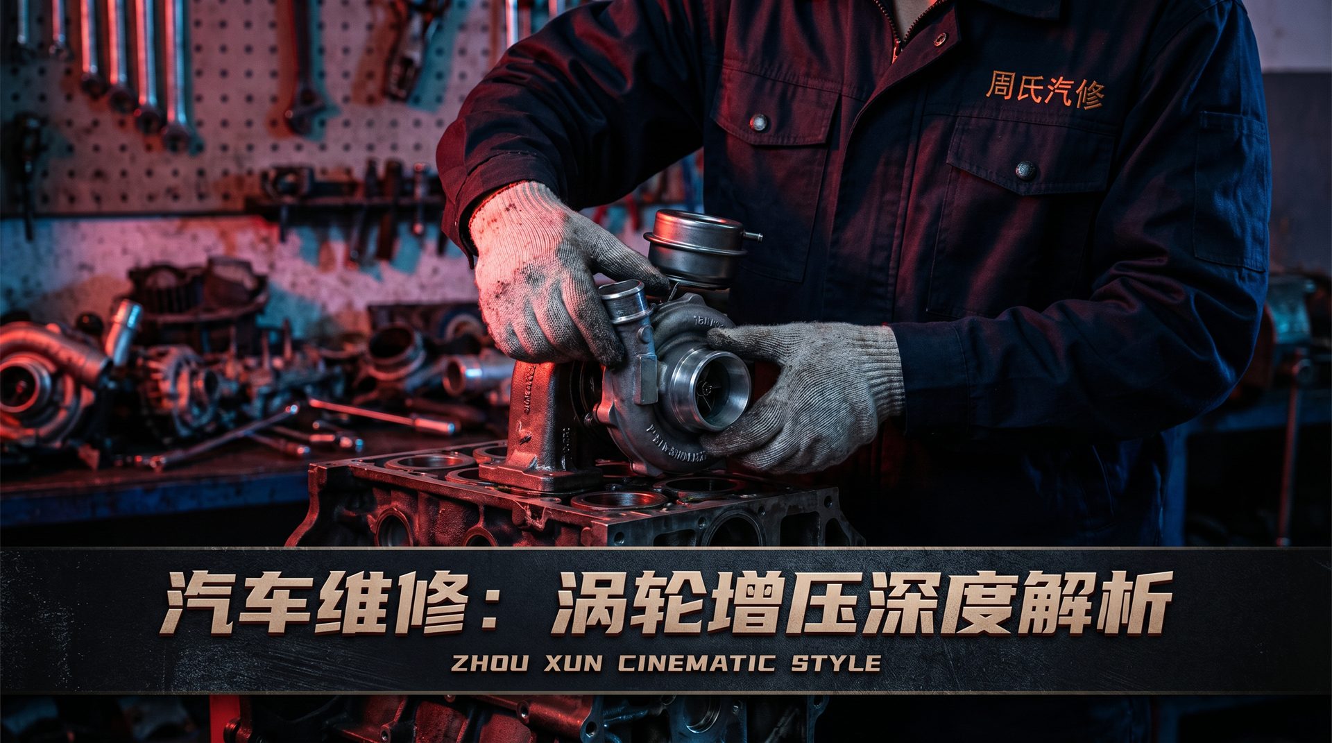 精神小妹修车视频-涡轮增压改装教程